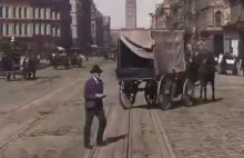 Miasto 100 lat temu - krótka przejażdżka tramwajem