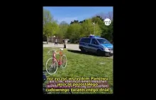 Policja z Frankfurtu dziękuje ludziom za stosowanie się do zaleceń i życzy...