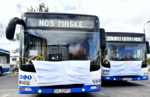 Na ulice Gdyni wyjechały autobusy w maseczkach