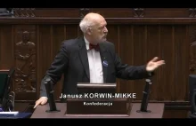 Janusz Korwin-Mikke: „Lewica budzi szowinizm i nacjonalizm”