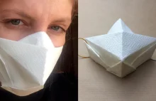 Jak samodzielnie wykonać papierową maseczkę w stylu origami