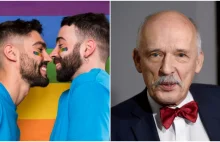 HIT! Janusz Korwin-Mikke opowiada żart o geju!