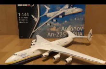 Składanie, malowanie i oklejanie modelu Antonov AN-225 Mrija w skali 1:144