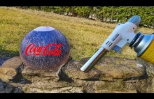 EXPERIMENT: XL Balloon of Coca Cola vs Gas Torch