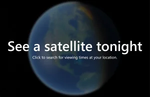 Aplikacja do śledzenia satelitów Starlink.