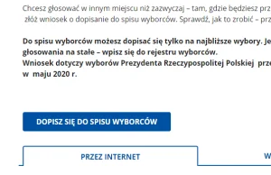 Gov.pl zmienia informacje na stronie - wybory jednak nie odbędą się 10 maja?