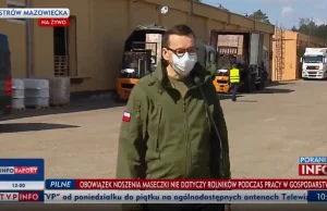 Cyrk za plecami Morawieckiego w TVPiS, chyba ktoś się pogubił w scenariuszu...