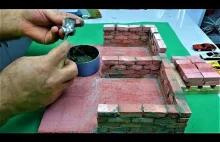 DIY Mini Car Garage - How to Build a Mini Garage with Mini Bricks -...