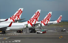 Linie lotnicze Virgin ogłaszają upadłość.