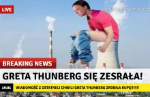 PILNE! Greta Thunberg SIĘ ZESRAŁA!!!