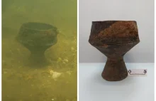 Nienaruszone naczynie sprzed 3 tys. lat znalezione na dnie rzeki (GALERIA+FILM)