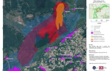 Pożar w Biebrzańskim Parku Narodowym obserwowany z orbity