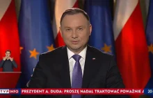 Prezydent Duda zadrwił z marszałka Grodzkiego. Powtórzył "te słowa"