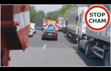 Korytarz życia i cwaniak w BMW.