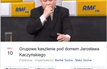 Internauci będą "grupowo kaszleć pod domem Kaczyńskiego". Na Facebooku...