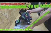 Festool zagłębiarka TS 55 REBQ kalibracja kąta - sprytnie to sobie...