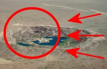 Tak wygląda krater po detonacji Car-Bomby,największej w historii bomby wodorowej