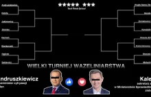 Rozpoczął się Wielki Turniej Wazeliniarstwa dla polityków i dziennikarzy,...