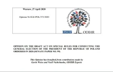 Opinia OBWE w sprawie wyborów w Polsce