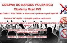 1 Maja - Protesty antyrządowe w całej Polsce