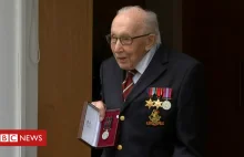 Captain Tom Moore given colonel title on 100th birthday