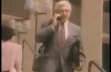 Reklama telefonu komórkowego z lat 80