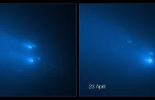 Teleskop Hubble'a uchwycił rozpad komety ATLAS