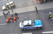 Motocyklista potrącił policjanta podczas kontroli drogowej
