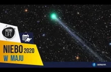 "Piękna kometa "SWAN" i zmierzch Wenus" Niebo w maju 2020 - AstroLife