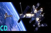 Zderzenie stacji kosmicznej - Mir z statkiem dostawczym Progress
