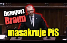 Grzegorz Braun masakruje PiS!