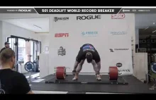 HAFTHOR BJORNSSON pobił rekord świata w martwym ciągu, 501kg
