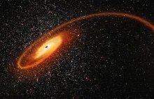 Nowo powstały dysk akrecyjny wokół supermasywnej czarnej dziury
