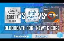 Najnowsze testy Intel Core i7-10750H vs i7-9750H vs Ryzen 4000
