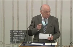 Senator Marek Borowski zaorał organizację wyborów kopertowych