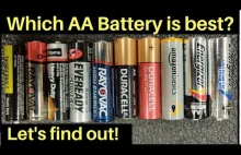 Test baterii AA