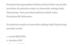 Duda uzasadniał "reformę" SN pozbyciem się sędziów z PRL. Zgadnijcie kogo właś..