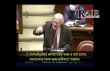 Emocjonalnie w włoskim parlamencie o liczbach zmarłych COVID-19