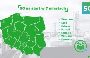 Sieć 5G w Polsce już w najbliższy poniedziałek - uruchomi ją Plus