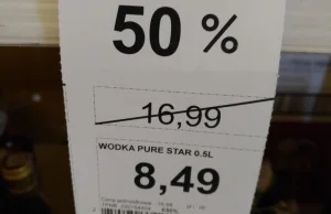 Pół litra za 8 zł: wódka PureStar Tesco