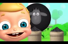 Baa Baa Black Sheep Sheep Song | Rymowanki dla dzieci | Kreskówki dla...