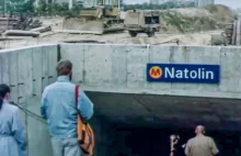 Stary film z budowy metra