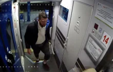 Okradł pasażera, który zasnął w pociągu. Kto go rozpoznaje? [FILM]
