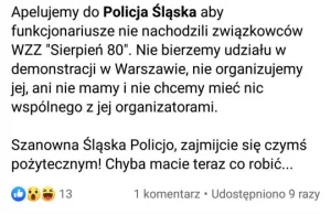 Policja już szuka organizatorów demonstracji górników