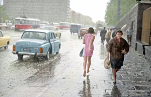 Warszawa 1968, ulica Puławska.