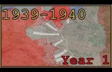 II Wojna Światowa: animowana mapa IX.1939 - VIII.1940
