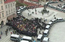 Strajk przedsiębiorców - podsumowanie godz 15-17, policja użyła gazu