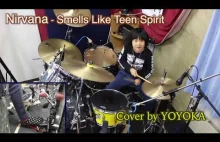 Nirvana - Smells Like Teen Spirit / perkusja by Yoyoka, 9 lat