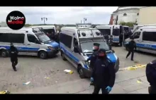Policja atakuje gazem pieprzowym - Strajk Przedsiębiorców 16.05.2020