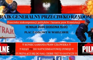 strajk przedsiębiorców Warszawa